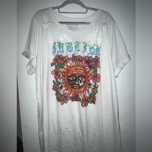 Torrid Sublime Cutout Tee - Size 1